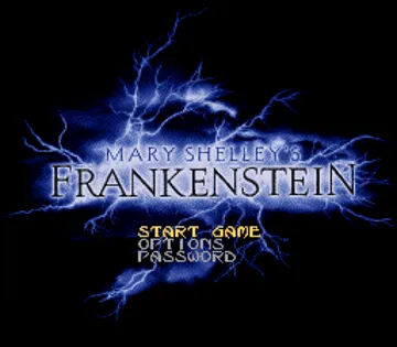 Mary Shelley's Frankenstein (USA) (Beta) screen shot title